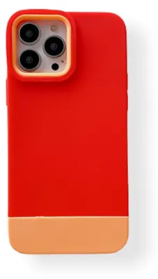 Produktbild von Hülle für iPhone 13 Pro Max 3-in-1-Designertelefon in Rot-Orange