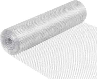 Image de Wiltec Grillage de volière Acier Galvanisé – Mailles 6,3 m Hauteur 1 m Longueur 5 m Fil Ø 0,5 mm – Lapin Grillage à poule Grillage animaux Terrasse Jardin Clôture Enclos