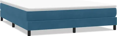 Immagine prodotto di Maison Exclusive - Giroletto a Molle senza Materasso Blu Scuro 180x210 cm Velluto
