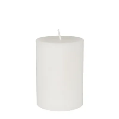 Produktbild von Stumpenkerze Ø 70 mm · 100 mm weiss aus 100% Stearin, durchgefärbt