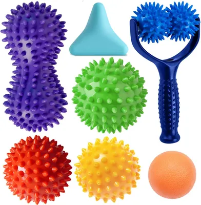 Image de Ensemble de balles de massage, 7 pièces, pour la relaxation musculaire