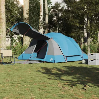 Image de Tente familiale - Tente de camping - Tente pour l'extérieur - Tente imperméable - Tente pour famille - Polyester avec revêtement PU