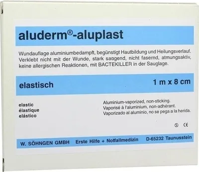 Obrázok produktu pre Aluderm aluplast obväz na rany 8 cmx1 m elastický. 1 ks