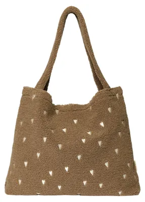 Produktbild von Studio Noos Teddy Hearts Mom Bag - Braun