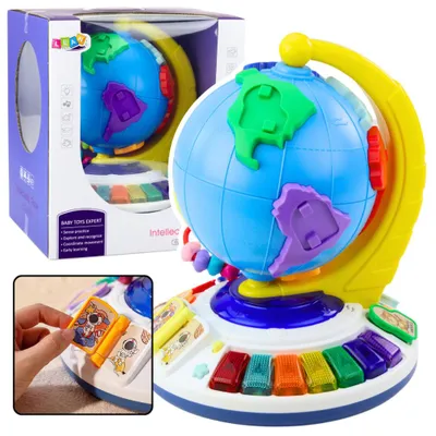 Immagine prodotto di Mappamondo interattivo per bambini con animali