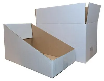 Produktbild von 40x Faltkarton Regalkarton Lagerkarton perforiert 400x230x230mm (Außenmaß) 1-wellig weiß