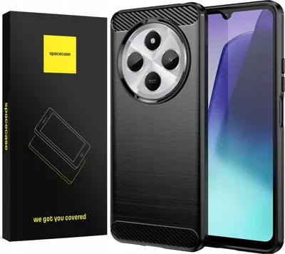 Zdjęcie produktu dla Etui ochronne SPACECASE Carbon do Xiaomi 14C/Poco C75 4G black