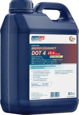 Immagine prodotto di EUROLUB Liquido per freni DOT4 LS.6 Class6 5 L