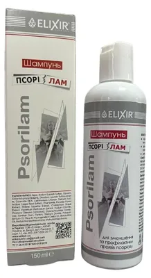 Obrázok produktu pre Šampón pre psoriatickú pokožku Psorilam - Elixir - 150 ml