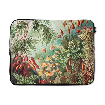 Produktbild von MuchoWow® Laptop Hülle 15 Zoll Blumen - Kunst - Vintage - Natur - Botanisch Laptoptasche - Laptoptasche - Sleeve - Rundum-Schutz