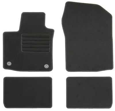 Produktbild von Fußmatten-Set für Renault Twingo 2, 01/2012-08/2014, 4-teilig, Schwarz