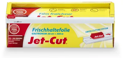 Produktbild von Jet-Cut Frischhaltefolie zum Schneiden 30 cm x 300 m, Gastro, PVC