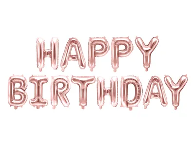Produktbild von Ballon „Happy Birthday“