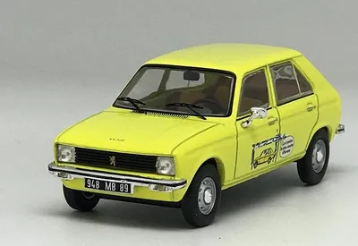 Produktbild von PEUGEOT 104 1972 Gelb - 3M58 der kürzeste Viertürer - Limitiert auf 504 Ex., ODE128, Maßstab1/43, ODEON