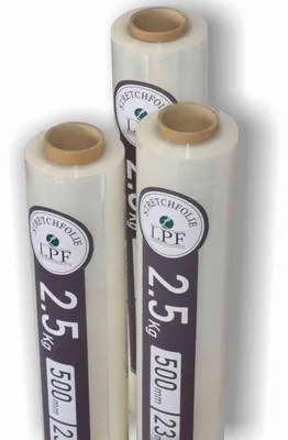 Produktbild von 3x Stretchfolie Wickelfolie transparent 2,5Kg, Breite 500mm