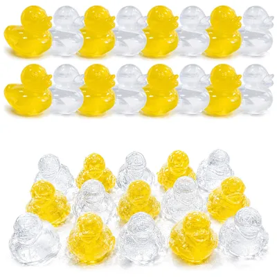 Produktbild von com-four® 32x Wiederverwendbare Eiswürfel in Form von Enten