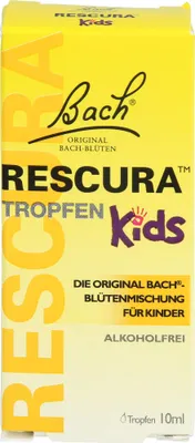 Obrázok produktu pre Bach Original Bachove kvety RESCURA kvapky pre deti bez alkoholu, 10 ml roztok