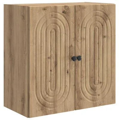 Image de vidaXL Armoire murale en chêne Artisan 59 x 31 x 60 cm, aggloméré