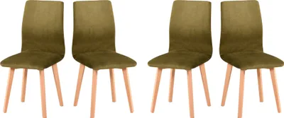 Produktbild von Esszimmerstuhl 4x "LUNA 2", natür buche,zetta 297