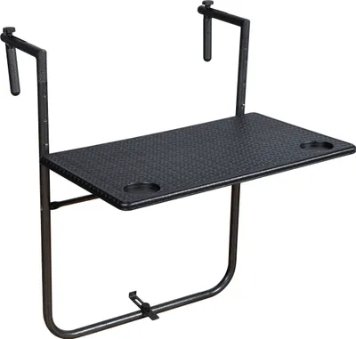 Image de Table de balcon VENTANA en rotin - modèle : angulaire