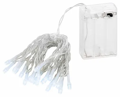 Produktbild von Lex Light  LED Lichterkette Batterie 2,85m 20 LEDs kaltweiß Innen