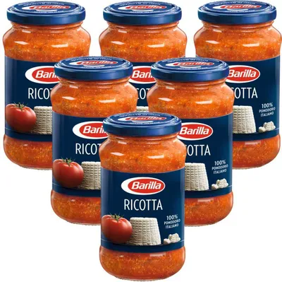 Image de Barilla Ricotta Sauce Pomodore à la tomate et à la ricotta 400g pack de 6