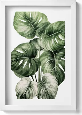 Produktbild von Gerahmtes Kunstwerk– Wandbild mit Rahmen – Gerahmtes Bild  – Wanddekoration – 20x30 cm – Weiß