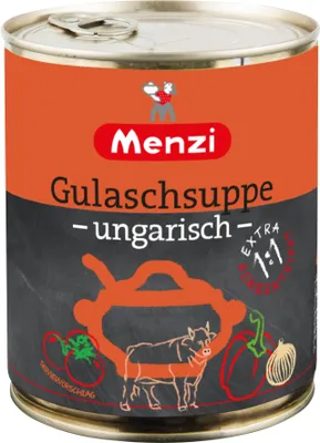 Obrázek produktu pro Menzi Maďarská gulášová polévka extra koncentrovaná pikantní 800ml