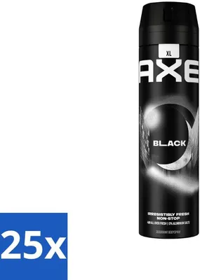 Image de Déodorant corporel Axe noir 200 ml - Pack économique - 25 pièces