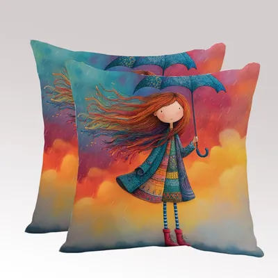 Imagen del producto de Fundas de cojín decorativas, 40 x 40 cm - Juego de 2
