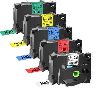 Produktbild von Phomemo Etikettenbänder kompatibel mit Brother TZe-251 TZe-451 TZe-551 TZe-651 TZe-751 Bänder für Brother P-Touch P700 P750W 2430PC 2470
