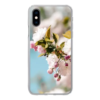 Produktbild von MuchoWow® Handyhülle Schutzhülle Hülle für iPhone X Blumen - Blüte - Frühling Silikon Softcase Handy Hülle - Handyhülle