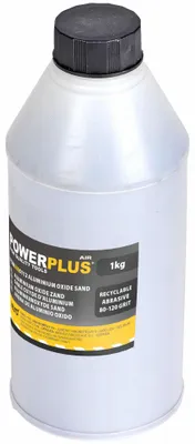 Zdjęcie produktu dla POWERPLUS POWAIR0112 - Piasek do piaskarek (korund) 1kg