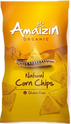 Productafbeelding van ZOUTE, GLUTENVRIJE MAISTORTILLA-CHIPS, BIOLOGISCH, 250 g - AMAIZIN