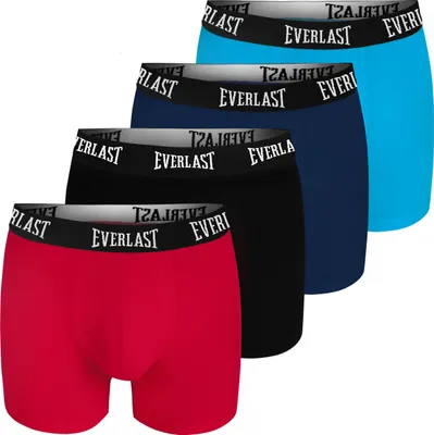 Produktbild von Everlast 4er Pack - Herren Boxershorts aus Baumwolle, Unterhosen für Männer, L