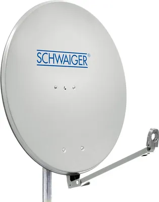 Produktbild von Aluminium Satellitenschüssel 88 cm hellgrau