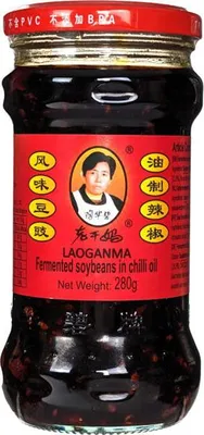 Produktbild von Lao Gan Ma | Fermentierte Schwarze Sojabohnen In Chiliöl - 280g - Asiatische Gewürze - Szechuan Geschmack - Chiliöl