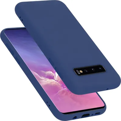 Produktbild von Cadorabo Schutzhülle für Samsung Galaxy S10 5G Hülle in Blau Handyhülle Case Cover TPU Etui