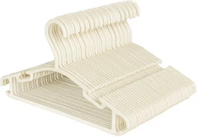 Produktbild von Famanu Kinderkleiderbügel 36 Stück - Kunststoff Babybügel für Kleinkinder - 27 cm