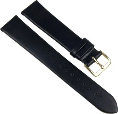 Produktbild von Uhrenarmband Nappaleder schwarz 21159G, Stegbreite:20mm