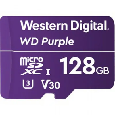 Produktbild von Western Digital Lila MicroSDXC 128 GB UHS-I U3 (WDD128G1P0A)