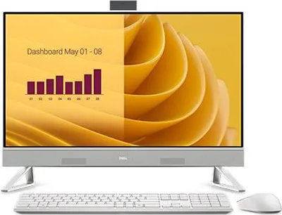 Immagine prodotto di DELL EC27250 Intel® Core™ i5 i5-1334U 68,6 cm (27") 1920 x 1080 pixel PC all-in-one 16 GB DDR5-SDRAM 512 GB SSD Windows 11 Pro Wi-Fi 6E (802.11ax) Effetto perlato, bianco