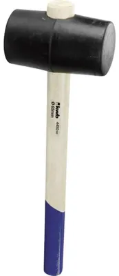 Produktbild von Gummihammer Schonhammer - Kopfdurchmesser 54 mm - Schwarzer Kopf - und - Für Werkstatt und Heimwerker