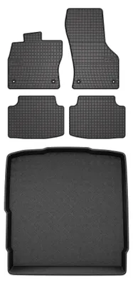 Immagine prodotto di Tappetini gomma SolidPRO + bagagliaio per Volkswagen Passat B8 2015- 5 pezzi