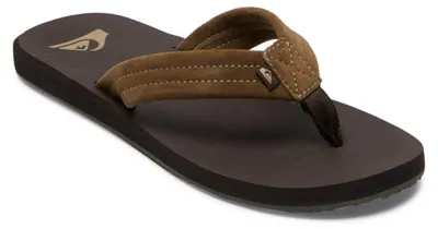 Productafbeelding van Quiksilver heren Carver suède sandalen, kleur: bruin, maat: 47 EU