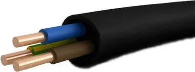 Produktbild von Erdkabel Elektrokabel YKY NYY-J 3x1,5 mm² 25m 2,20EUR/m