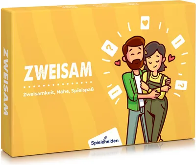 Produktbild von Zweisam Kartenspiel für Paare mit Fragen und Aufgaben