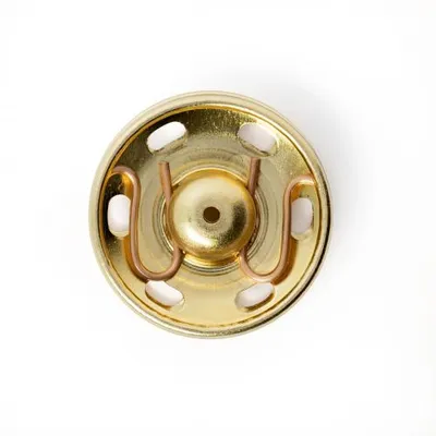 Produktbild von PRYM Annäh-Druckknöpfe, Messing, Ø 21 mm, gold – 3 Stück