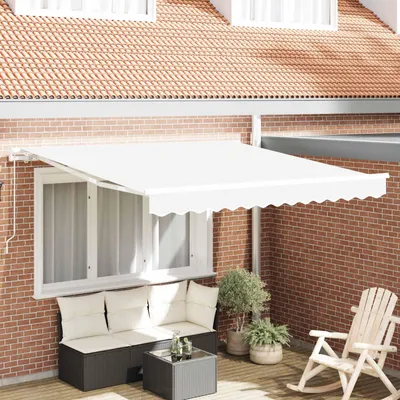 Obrázek produktu pro vidaXL Výsuvná markýza, bílá, 300 x 250 x 165 cm