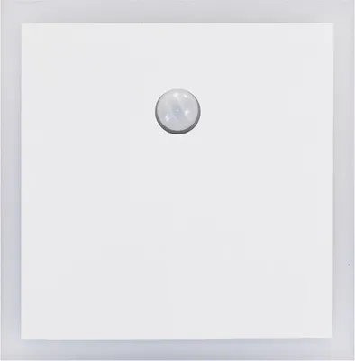 Obrázek produktu pro Čtvercové bílé schodišťové svítidlo s LED senzorem pohybu 0,6W Evo Eko-Light